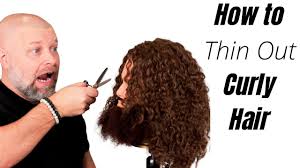 how to thin out curly hair