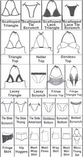 Jelly Swimwear Color And Style Chart