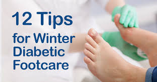 12 tips for winter diabetic footcare
