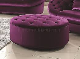 Romanus 511045 Sectional Sofa In Purple