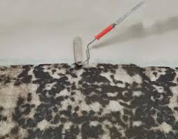 how to cover black mastic and glue