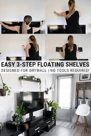 How To Hang Floating Shelves In An