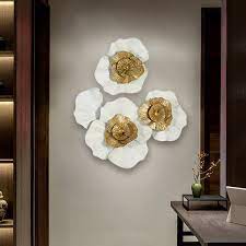 Modern Metal Flower Wall Decor