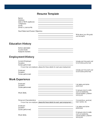 Printable Free Printable Resume Free Printable Resume