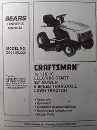 Sears Craftsman Riding Lawn Tractor