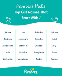 top baby names that start with j