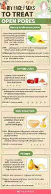 homemade face packs to treat open pores