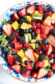 So easy to prepare for proper meals and so healthy at the same time! Easy Fruit Salad Recipe The Forked Spoon