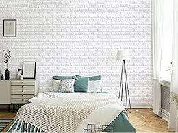 Pvc White Brick Wallpaper For Wall