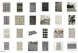40 bold black and white rugs for any