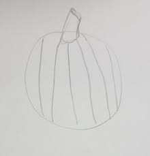 Draw two parallel horizontal line and a vertical line in the middle to join them. How To Draw A Pumpkin Step By Step Art By Ro