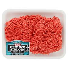 ground beef sirloin 90 lean