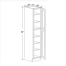 18 wide 96 tall pantry cabinet