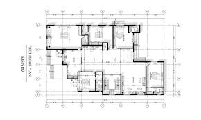 Autocad 2d Floor Plan Blueprint Plan