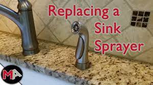 replacing a kitchen sink sprayer you