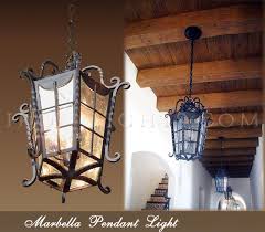 spanish revival home project lighting