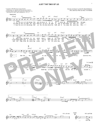 Grover washington jr., bill withers title: Grover Washington Jr Just The Two Of Us Sheet Music Download Pdf Score 24322