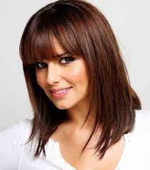 If you like hairstyles for medium length hair with bangs, you might love these ideas. Medium Length Hairstyles For Fine Hair With Bangs Medium Midshoulder Length Haircuts For Fine Hai Mid Length Hair With Bangs Hair Styles Bangs With Medium Hair