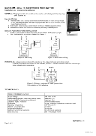 Engineering electrical diagram contactor and timer. Qat R Dm M Or H Electronic Time Switch Manualzz
