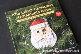 Evergreen tree christmas ornament on card. Book Review The Lego Christmas Ornaments Book Volume 2 16 Designs To Spread Holiday Cheer Parka Blogs