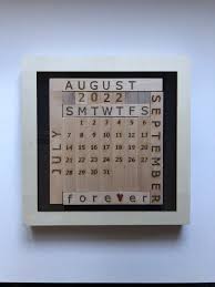 Forever Calendar Wood Wall Calendar