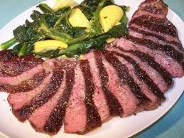 Barbecue over hot coals 15 minutes on each side. Shoulder London Broil Boneless Jaccard Meat Tenderized Low Temperature Oven Roasted With Reverse Sear Wow Very Tender With Pictures Home Cooking Roasting