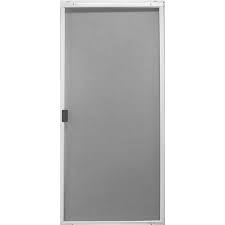 Patio Matic White Aluminum Screen Door