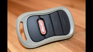 genie garage door opener remote battery
