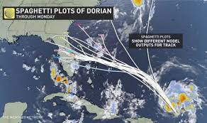 Hurricane Dorian Weather Chart Shows Florida To Be Hit By Storm