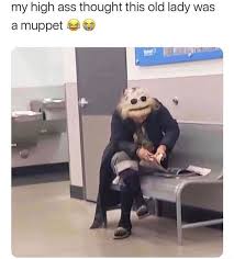 Your daily dose of fun! My High Ass Thought This Old Lady Was A Muppet C C Ifunny