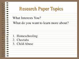 ppt research paper topics powerpoint