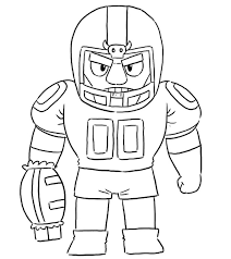 He attacks by firing 3 long range daggers that inflict poison on his enemies, dealing damage over time. Brawl Stars Coloring Pages Mecha Bo Coloring And Drawing