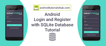 register with sqlite database tutorial
