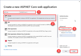 first application with asp net core 3 1