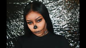 easy halloween makeup skeleton makeup