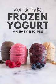 frozen yogurt recipes a sweet pea chef