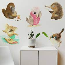 Native Animals Wall Stickers