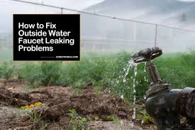 How To Fix Outside Water Faucet Leaking