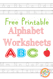 Each worksheet displays correct letter formation for both upper and lower case letters, handwriting practice section and 4 cvc words to help beginning readers . Alphabet Worksheets Free Kids Printable Kids Activities Blog