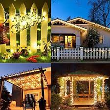 Lezonic Solar String Lights Outdoor 2