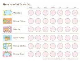 Free Chore Chart Printables Chore Ideas For Children My