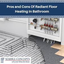 radiant floor heating in bathroom