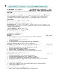 The chronological resume is the most popular resume format used today. Traditional Or Reverse Chronological Resume Format Free Download