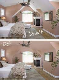 sloped ceiling bedroom