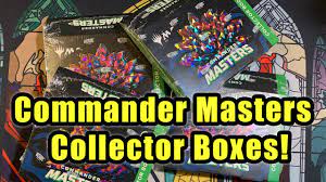 commander masters collector box opeing
