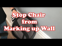 Office Chair From Marking Up Wall