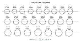 Ring Size Guide Jadeite Atelier