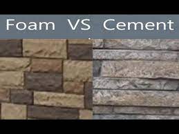 Foam Stone Panels Vs Cement Stone