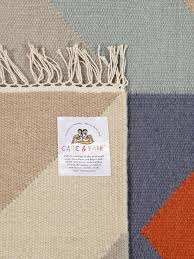 grey 160 x 230 cm wool rug