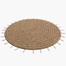 carpet rattan fringe 3d model 2